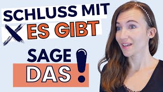 Wichtige SYNONYME für ES GIBT Wortschatz erweitern amp Aussprache verbessern  Deutsch B2 C1 [upl. by Godliman]