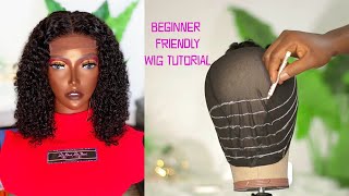 HOW TO DO A LACE CLOSURE WIG FOR BEGINNERS  FT Shes Omoni Hair [upl. by Nichy]