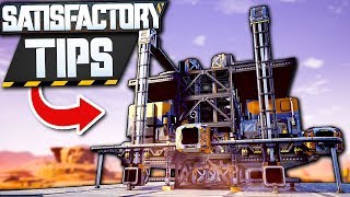 EPIC Steel Foundry Tutorial The STEEL ENGINE  Satisfactory Tips  Tutorial [upl. by Zippora]