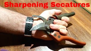 Sharpening Secateurs [upl. by Crisey619]