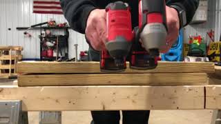 Milwaukee 2753 fuel brushless vs 2750 brushless hex impact driver [upl. by Sauder163]