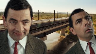 Mr Beans Train Disaster  Mr Beans Holiday  Mr Bean Official [upl. by Idnerb665]