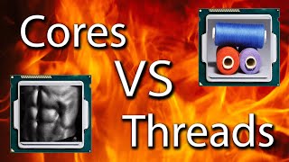 CPU Cores VS Threads Explained [upl. by Emilio]