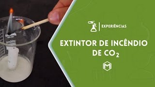 EXPERIÊNCIA  Como funciona um extintor de incêndio de CO2 [upl. by Colman262]