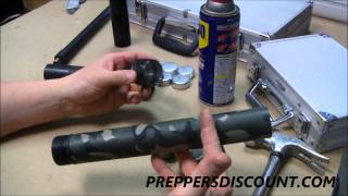 Suppressor Silencer Solvent Trap Adapter Flashlight Cleaning System [upl. by Altaf]