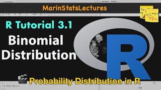 Binomial Distribution in R  R Tutorial 31 MarinStatsLectures [upl. by Sivrad]