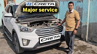 Hyundai Creta petrol Major Service [upl. by Zephan]