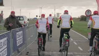 Team Buienradar bij Eneco NK Tegenwindfietsen [upl. by Atthia962]