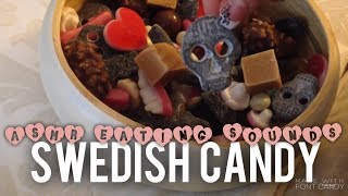 ♡ SWEDISH CANDY ♡ with salmiakki  salted liquorice  ASMR Relaxing Eating Sounds [upl. by Hallam]