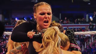 RONDA ROUSEY ROYAL RUMBLE RETURN UPCLOSE [upl. by Galliett512]