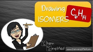 Constitutional isomers of C6H14  Alkanes  Dr K [upl. by Eellac215]