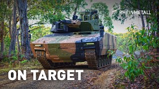 Rheinmetall Lynx in motion – Live firing [upl. by Troxell]