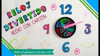 Reloj Fácil y Divertido ⏰ Chuladas Creativas Clock DIY Romero Brito [upl. by Yemane246]