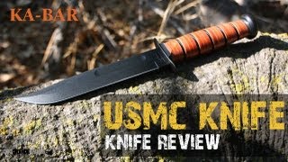 Kabar USMC Fighting Utility Knife Review  OsoGrandeKnives [upl. by Eissej]