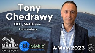 Tony Chedrawy  CEO MetOcean Telematics  MASS23 [upl. by Yeffej629]