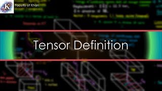 Introduction to Tensors Transformation Rules [upl. by Eesdnyl497]