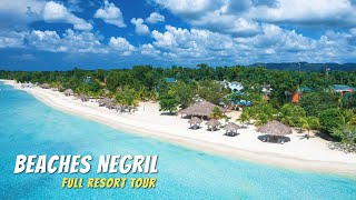 Beaches Negril Jamaica  Complete Resort Walkthrough Tour amp Review 4K  2021 [upl. by Deden]