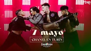 CHANEL realiza su SEGUNDO ENSAYO  EUROVISIÓN 2022 [upl. by Einberger919]