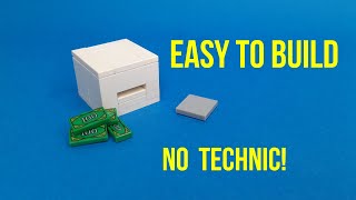 How to make a small lego safe with key  Easy to build [upl. by Nosnibor508]