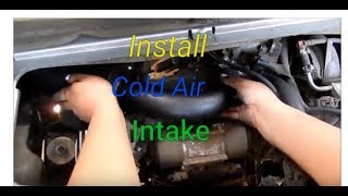 Smart Car Air Intake Install on Smart fortwo model 451 KN Filter [upl. by Sitnerp]