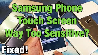 How to Fix Touch Screen Over Sensitive on All Samsung Galaxy Phones ReCalibrate  Update TSP [upl. by Aikmat144]