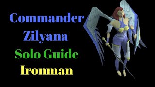 OSRS  Commander Zilyana Solo Guide for Ironmen [upl. by Htebazila]