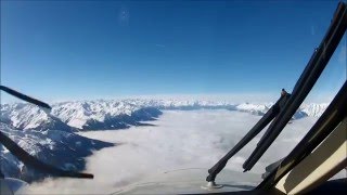 Landing at Innsbruck airport  LOWI [upl. by Taryne]