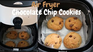 Air Fryer Chocolate Chip Cookies  JampRs Kitchen [upl. by Aihsenal]