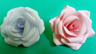 Cách làm hoa hồng bằng giấy đơn giản nhất  DIY Paper Roses Tutorial [upl. by Gregson]