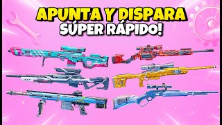 La Mejor configuración para Sniper COD MOBILE Todas las Clases para Apuntar y disparar más rápido [upl. by Nadeau]