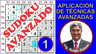 SUDOKU AVANZADO 💥  aplicaciones de las técnicas avanzadas intermedias y básicas 01 [upl. by Eppie]