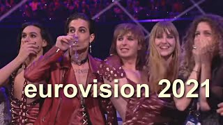 eurovision 2021 finale in a nutshell [upl. by Naujed374]