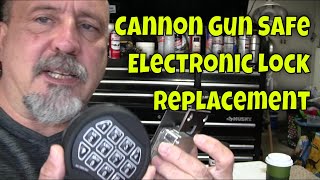 Cannon Gun Safe New NL Lock and Keypad Replacement  Part 2 [upl. by Nnairek]