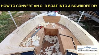 Boat conversion into Bowrider [upl. by Noiramaj]