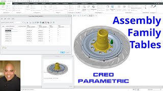 Creo Parametric  Assembly Family Tables [upl. by Fari]