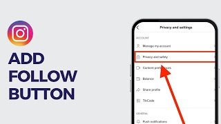 How To Add Follow Button on Instagram [upl. by Eyaf]