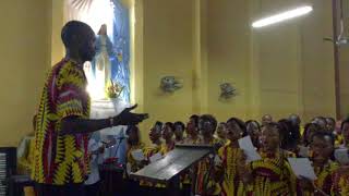 Nkembo Nkembo Kuna Zulu  Par la Chorale Libiki de Saint Michel de Bandalungwa [upl. by Emanuela]