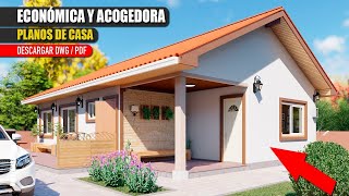 PLANO DE CASA con 3 Habitaciones [upl. by Alleiram86]