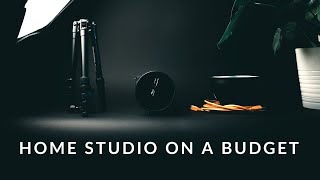 How to Build a HOME PHOTOGRAPHY STUDIO in a SMALL PLACE [upl. by Ojela400]