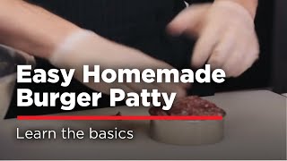 How to Form the Perfect Hamburger Patty [upl. by Iatnahs]