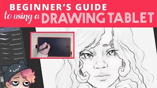 How to Use a DRAWING TABLET  Guide for Beginners [upl. by Nahtanaj235]