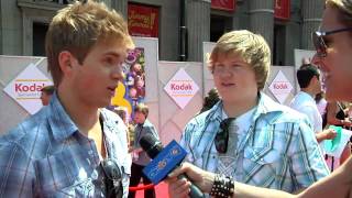 Doug amp Chris Brochu Interview Toy Story 3 Movie Premiere [upl. by Bashuk]