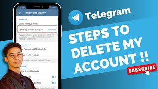 How to Delete My Telegram Account [upl. by Greenstein]