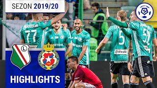 Legia Warszawa – Wisła Kraków 70 Skrót 13 Kolejka  201920 [upl. by Odlabu]