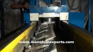 Manek  Knife Sharpening  Blade Grinding Machine  with Clamping Type Table [upl. by Oiralih]