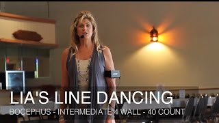 Bocephus Line Dance  Demo and Walkthrough [upl. by Limbert]