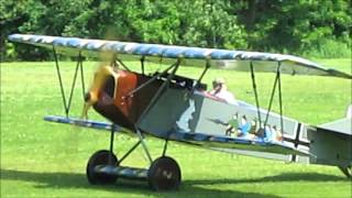 Fokker D VII at Old Rhinebeck Aerodrome 2013 [upl. by Lamak57]