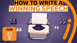 How to write a perfect speech  BBC Ideas [upl. by Lyrrehs660]