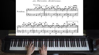 Couperin  Les Barricades Mysterieuses  Piano Tutorial [upl. by Guenna]