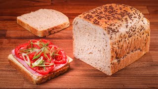 How to make Deli Rye Bread  Perfect Jewish Style Sandwich Loaf Recipe [upl. by Trik]